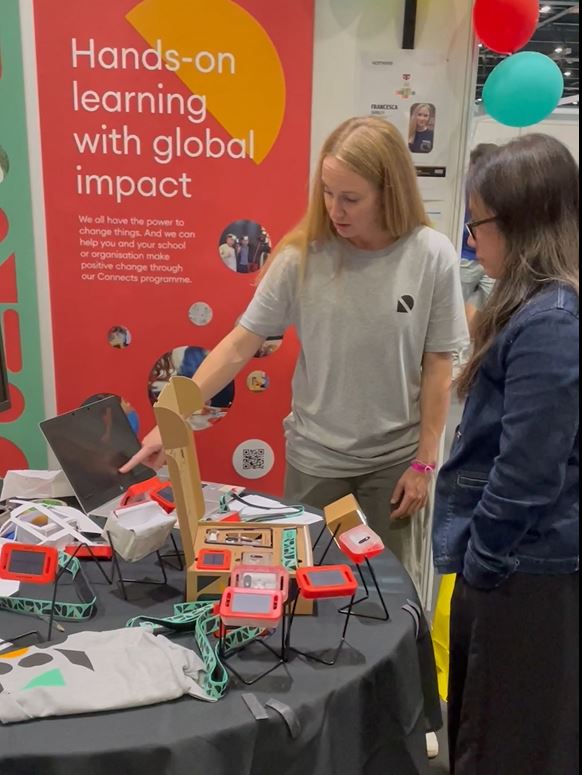 Namene Connects Education Programme Manager Francesca Shirley at New Scientist Live 